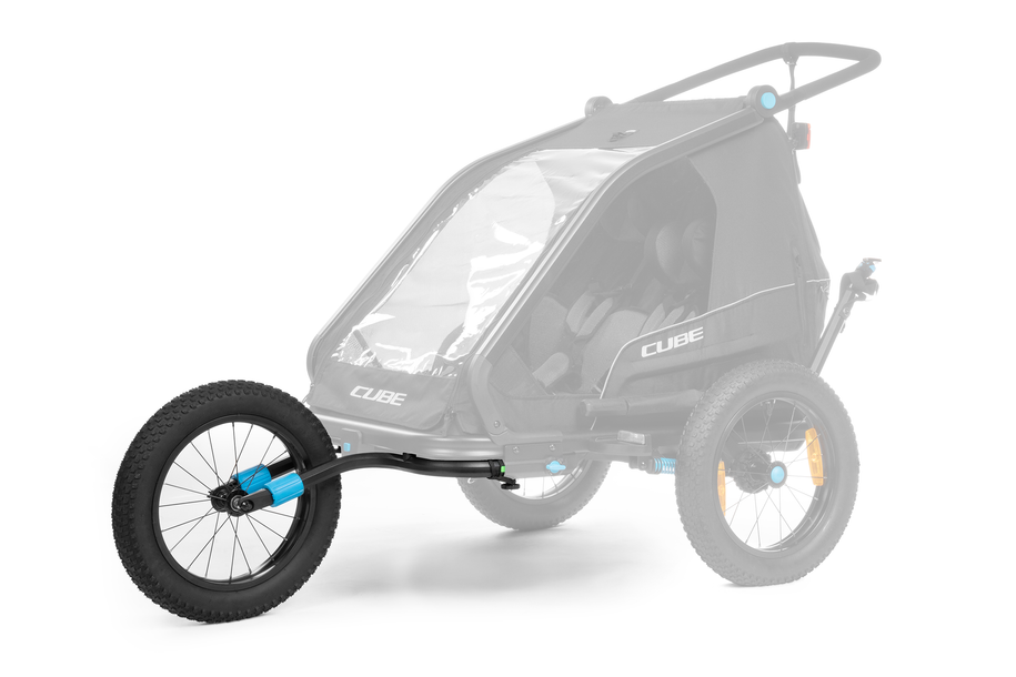 CUBE Fat Wheel Jogger Kit für Kinder Fahrradanhänger Double