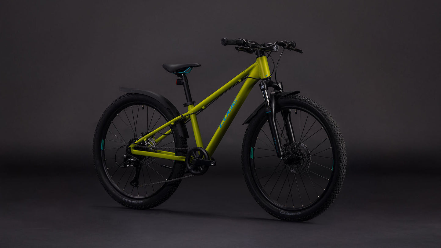 Produktbild: Cube Acid 240 Disc FE lizard´n´blue, Schrägansicht (schwarzer Hintergrund)