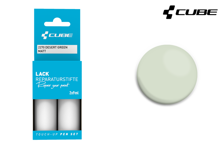 CUBE Lackstift Set DESERT GREEN matt 2270