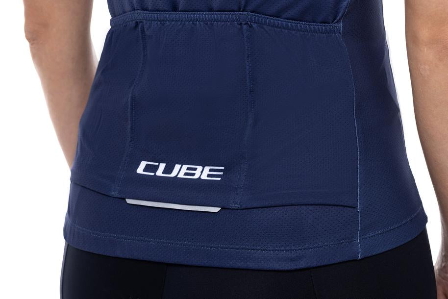CUBE TEAMLINE WS Trikot CMPT kurzarm blue´n´violet