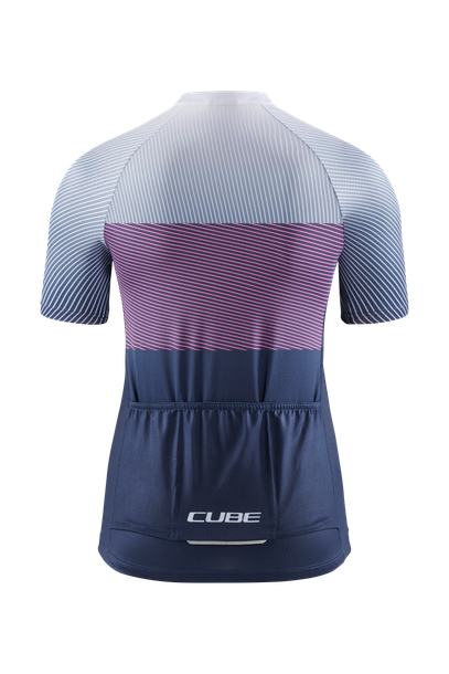 CUBE TEAMLINE WS Trikot CMPT kurzarm blue´n´violet