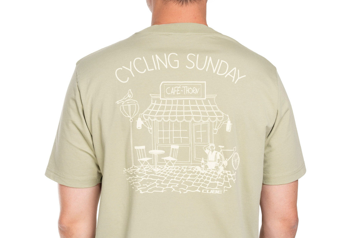 CUBE Organic T-Shirt Cycling Sunday GTY FIT – Detailansicht 2
