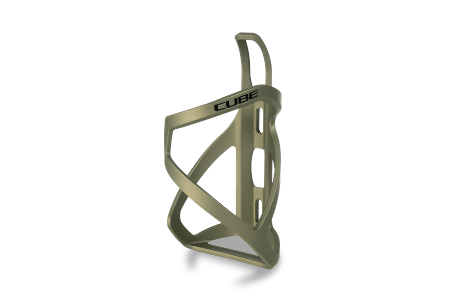 CUBE Flaschenhalter HPP Left-Hand Sidecage matt reed green´n´black