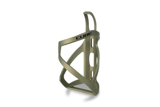 CUBE Flaschenhalter HPP Left-Hand Sidecage matt reed green´n´black