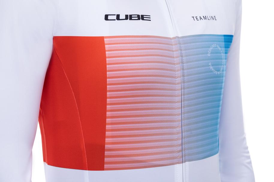 CUBE ROAD/XC WS Trikot langarm white´n´blue´n´red