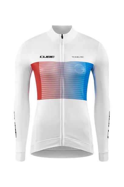 CUBE ROAD/XC WS Trikot langarm white´n´blue´n´red