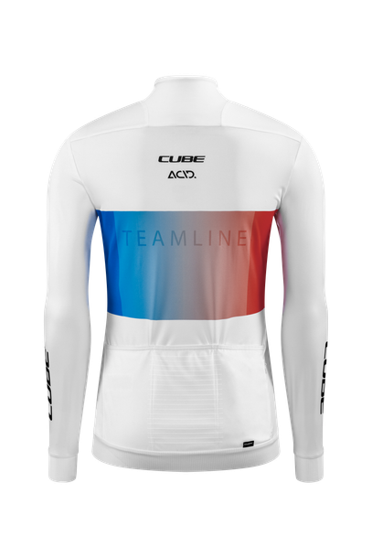 CUBE ROAD/XC WS Trikot langarm white´n´blue´n´red