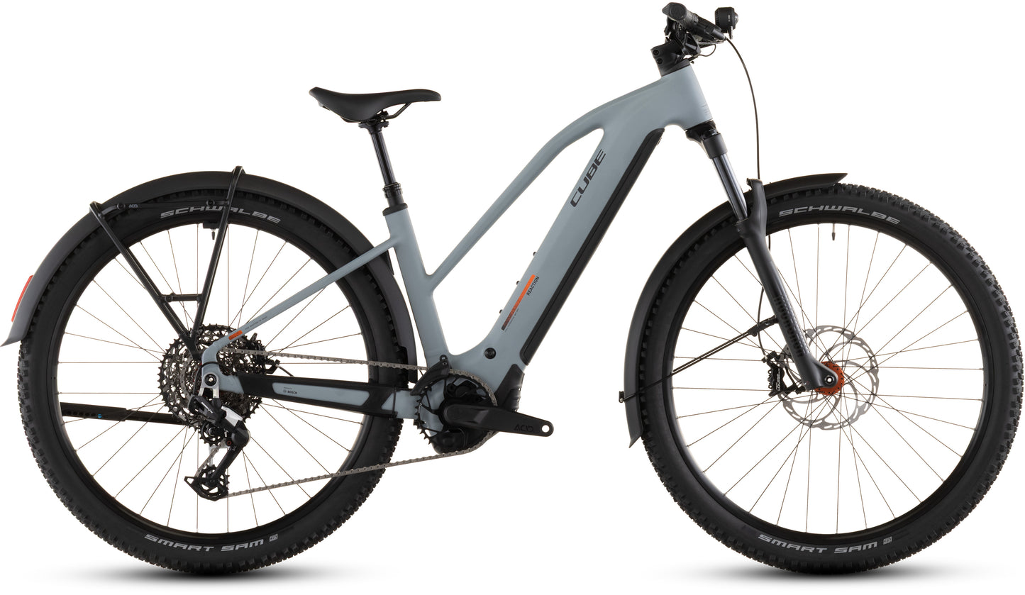 Produktbild: Cube Reaction Hybrid Race 800 FE vulcan´n´orange, Seitenansicht (weißer Hintergrund)