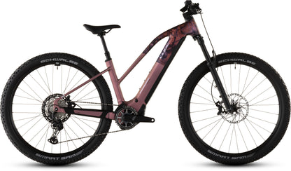 Produktbild: Cube Reaction Hybrid SLX 800 shiftblush´n´art, Seitenansicht (weißer Hintergrund)