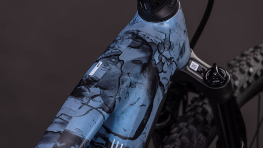 Produktbild: Cube Reaction Hybrid SLT 800 hazeblue´n´fume, Detailaufnahme 01