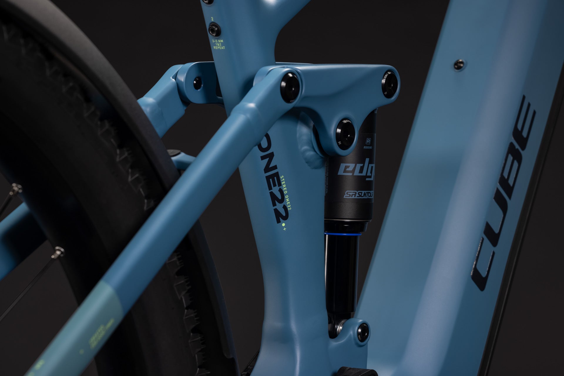 CUBE Stereo Hybrid ONE22 Pro 800 FE E-Mountainbike Fully 2027, Rahmendetail