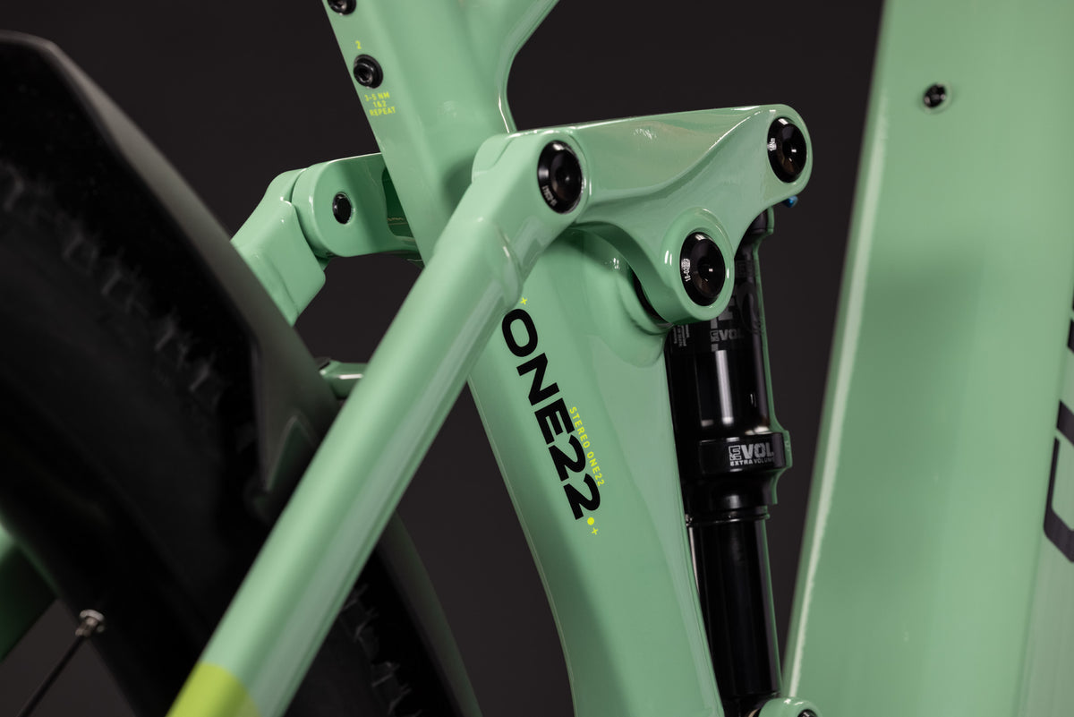 CUBE Stereo Hybrid ONE22 SLX 800 E-Mountainbike Fully 2027, Rahmendetail