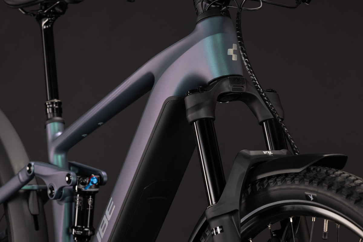 CUBE Stereo Hybrid ONE44 SLX 800 FE E-Mountainbike Fully 2027, Sattel und Sitzposition