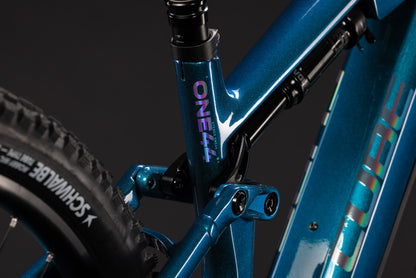 CUBE Stereo Hybrid ONE44 HPC Race 800 E-Mountainbike Fully 2027, Sattel und Sitzposition