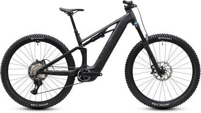 CUBE Stereo Hybrid ONE44 HPC SLX 800 E-Mountainbike Fully 2027 in blackline, Seitenansicht