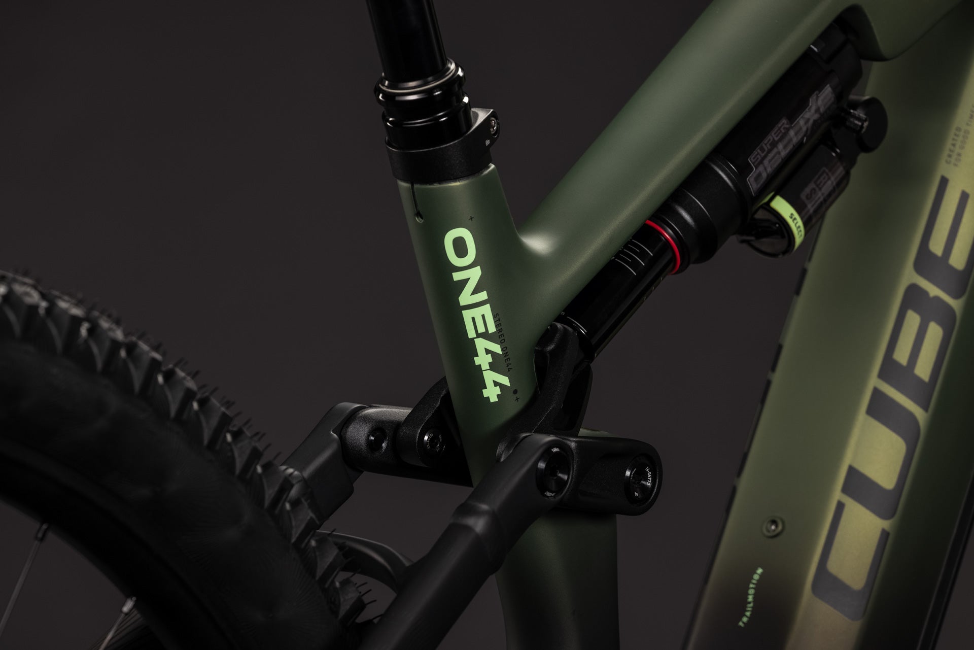 CUBE Stereo Hybrid ONE44 HPC TM 800 E-Mountainbike Fully 2027, Rahmendetail