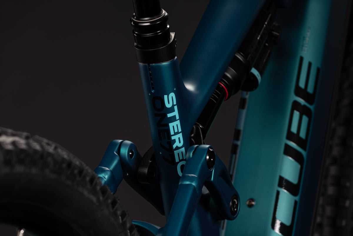 CUBE Stereo Hybrid ONE77 HPC Race 800 E-Mountainbike Fully 2027, Rahmendetail
