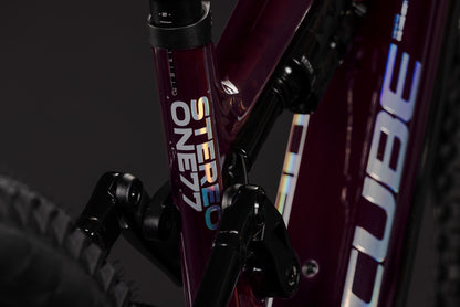 CUBE Stereo Hybrid ONE77 HPC SLX 800 E-Mountainbike Fully 2027, Rahmendetail