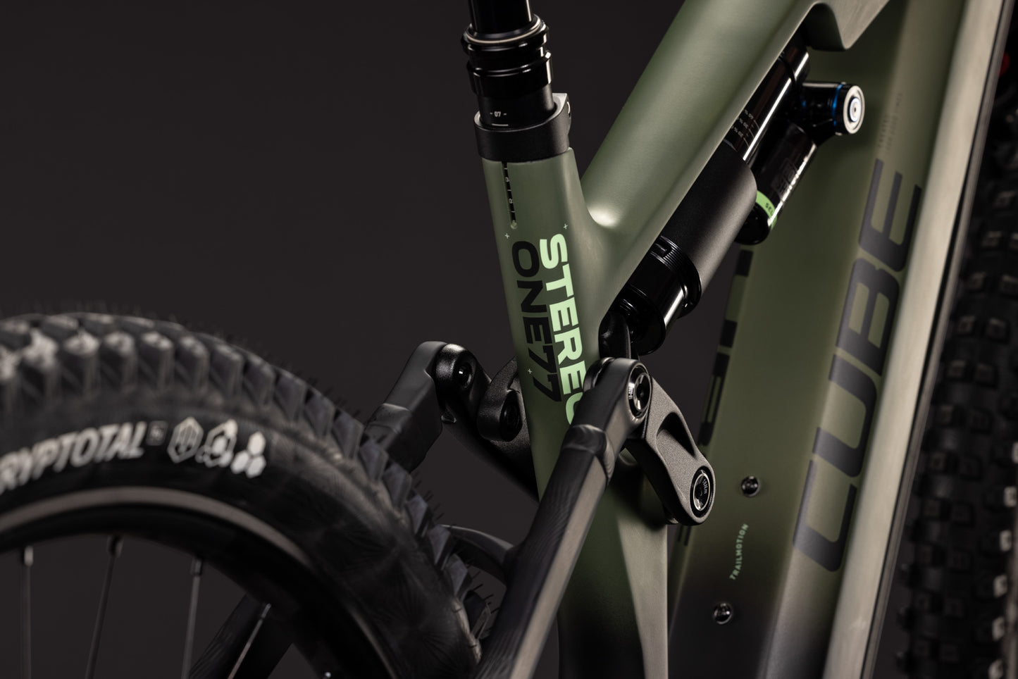 CUBE Stereo Hybrid ONE77 HPC TM 800 E-Mountainbike Fully 2027, Cockpit und Lenker
