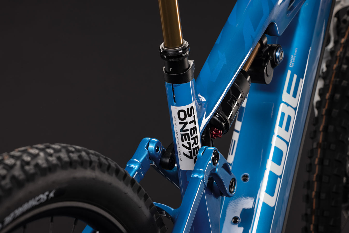 CUBE Stereo Hybrid ONE77 HPC At 800 E-Mountainbike Fully 2027, Cockpit und Lenker