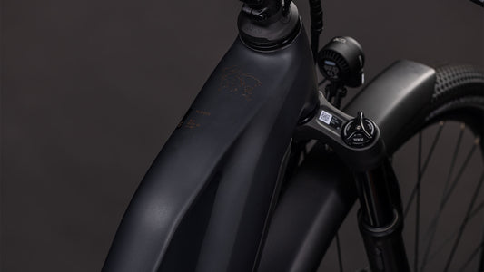 Produktbild: Cube Nuride Hybrid SLX 800 black´n´gold, Detailaufnahme 01