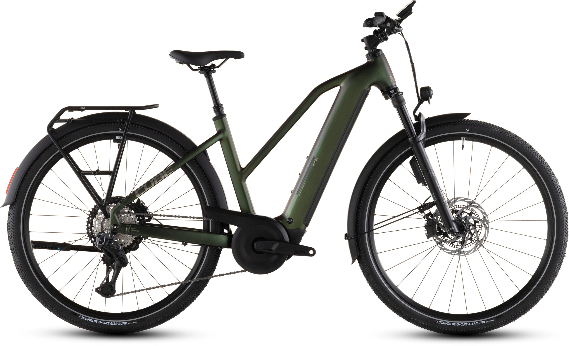 Produktbild: Cube Nuride Hybrid SLT 800 stellar´n´chrome, Seitenansicht (weißer Hintergrund)