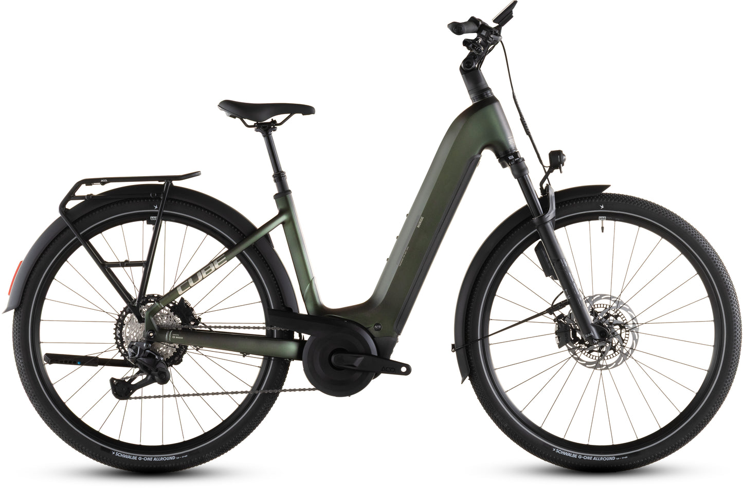 Produktbild: Cube Nuride Hybrid SLT 800 stellar´n´chrome, Seitenansicht (weißer Hintergrund)