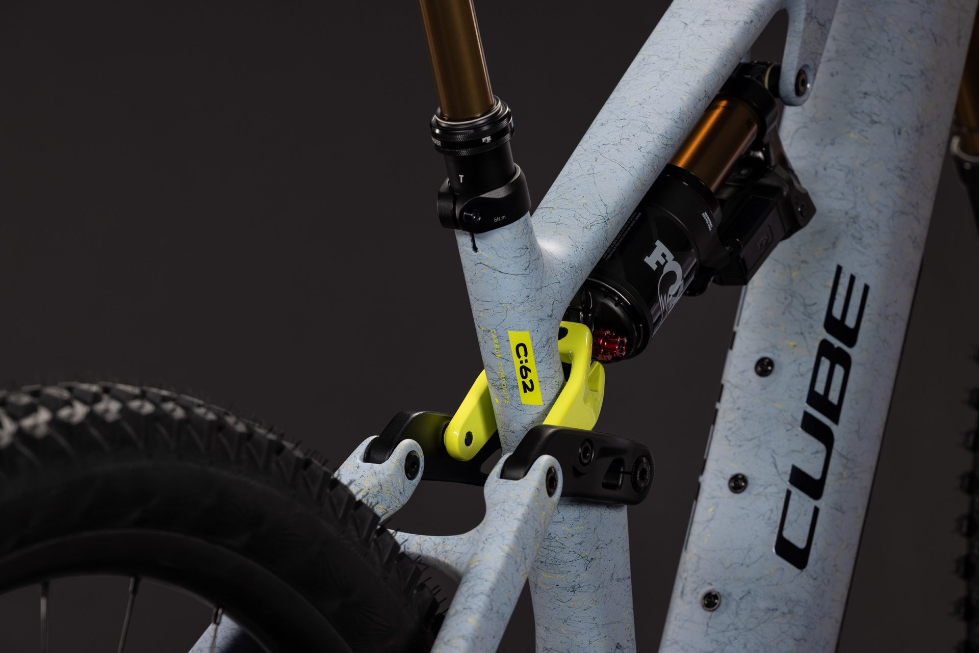 CUBE AMS Hybrid 177 C:62 Super TM 600x E-Mountainbike Fully 2027, Rahmendetail