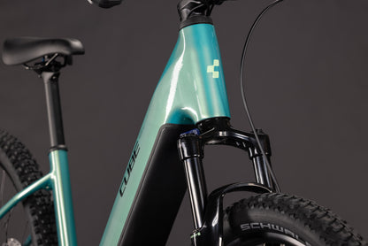 CUBE Reaction Hybrid Performance 720 Easy Entry E-Mountainbike Hardtail 2027, Sattel und Sitzposition
