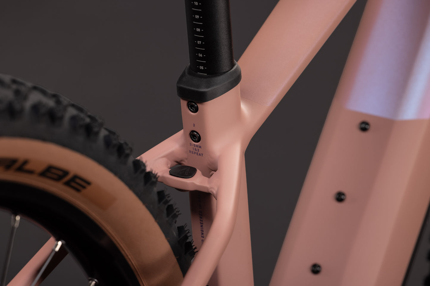 CUBE Reaction Hybrid Performance 720 E-Mountainbike Hardtail 2027, Rahmendetail