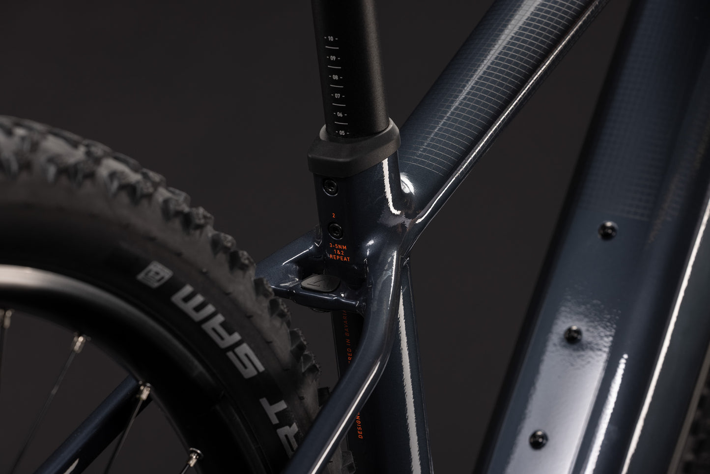 CUBE Reaction Hybrid ONE 720 E-Mountainbike Hardtail 2027, Rahmendetail
