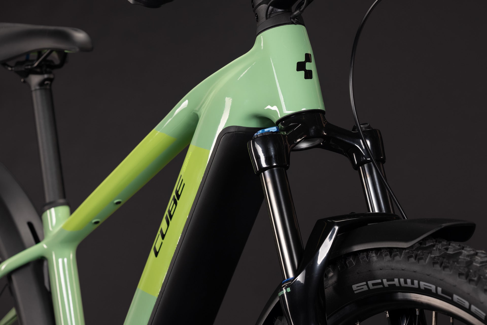 CUBE Reaction Hybrid ONE 720 FE E-Mountainbike Hardtail 2027, Sattel und Sitzposition