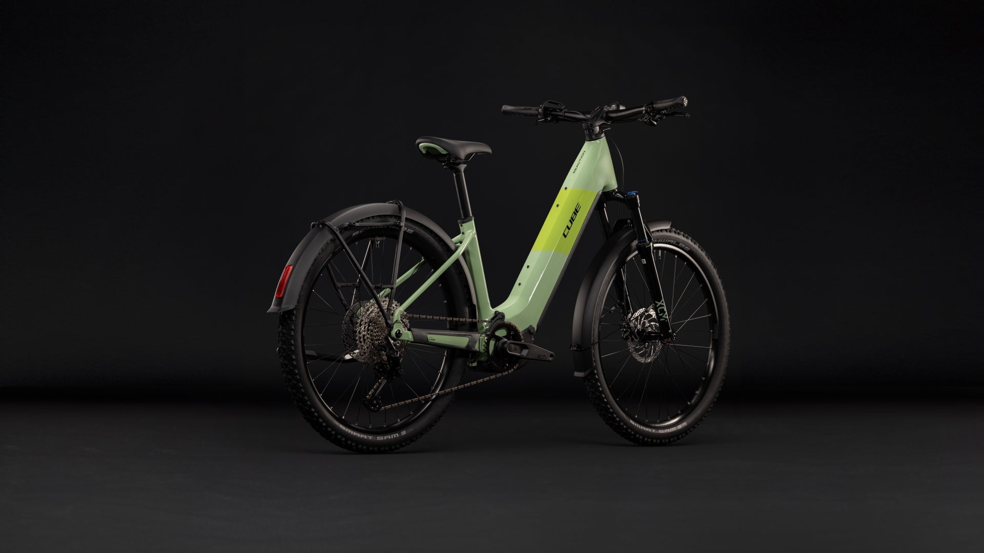 CUBE Reaction Hybrid ONE 720 FE Easy Entry E-Mountainbike Hardtail 2027, Detailansicht