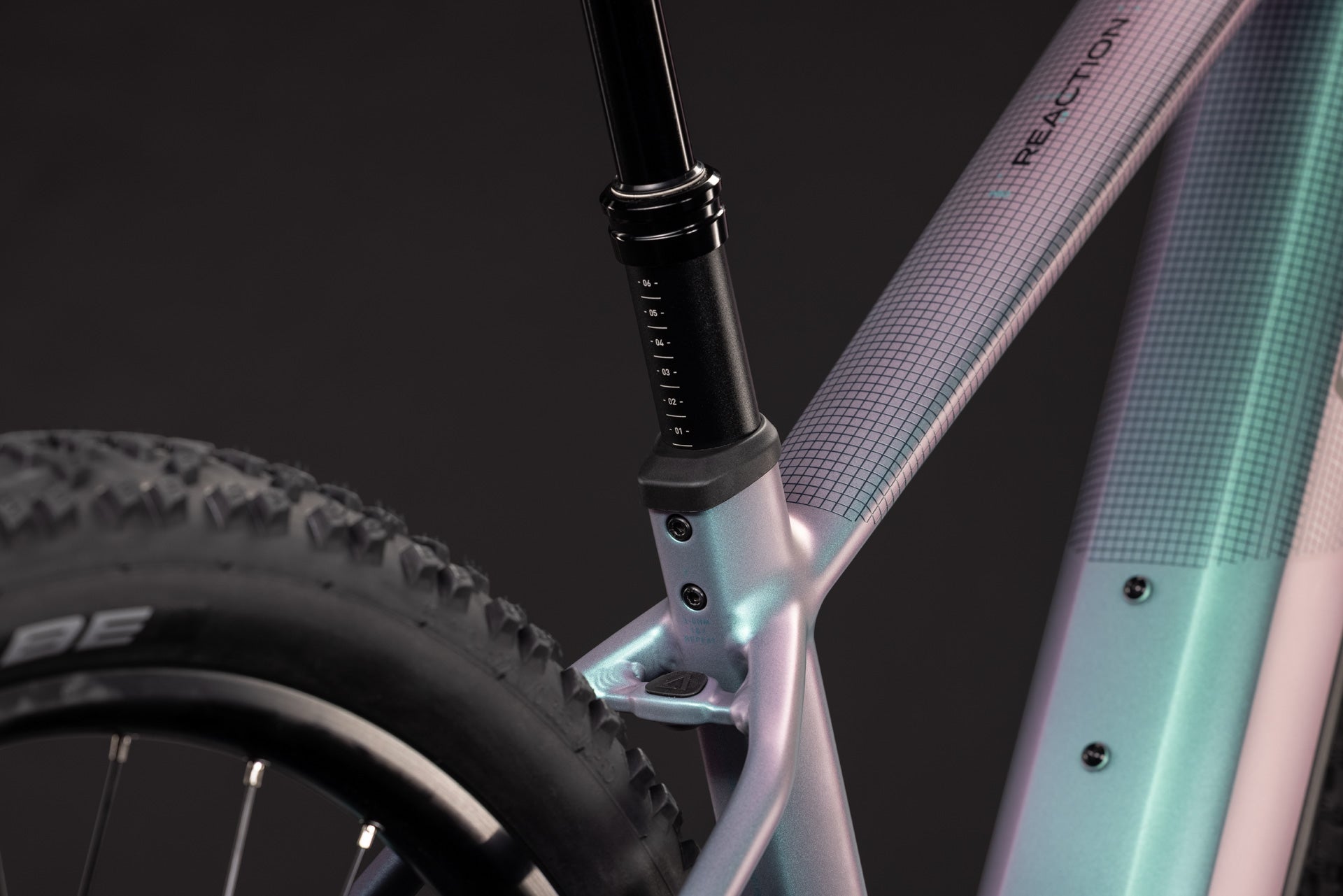 CUBE Reaction Hybrid Pro 800 E-Mountainbike Hardtail 2027, Rahmendetail