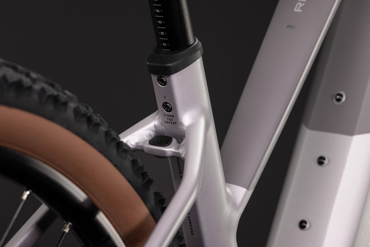 CUBE Reaction Hybrid Pro 800 Trapeze E-Mountainbike Hardtail 2027, Rahmendetail