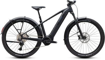 CUBE Reaction Hybrid Pro 800 FE E-Mountainbike Hardtail 2027 in silverdust und prism, Seitenansicht