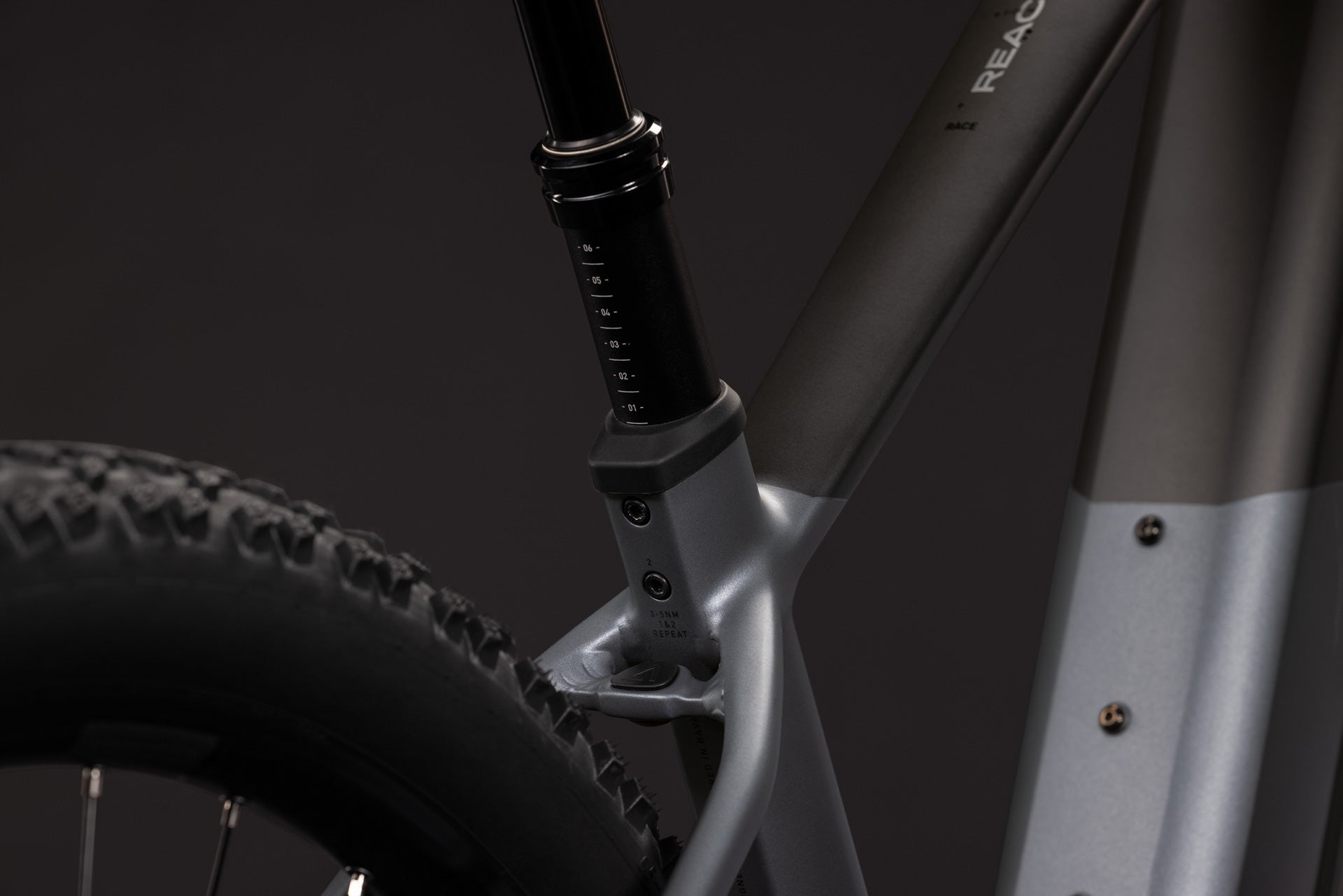CUBE Reaction Hybrid Race 800 E-Mountainbike Hardtail 2027, Rahmendetail