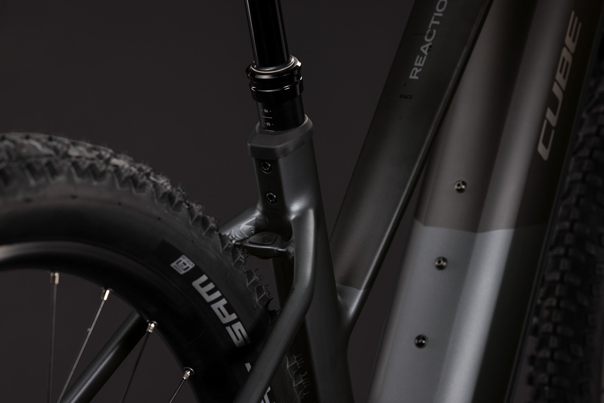 CUBE Reaction Hybrid Race 800 Trapeze E-Mountainbike Hardtail 2027, Rahmendetail