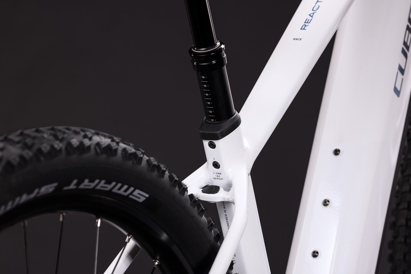 CUBE Reaction Hybrid Race 800 E-Mountainbike Hardtail 2027, Rahmendetail