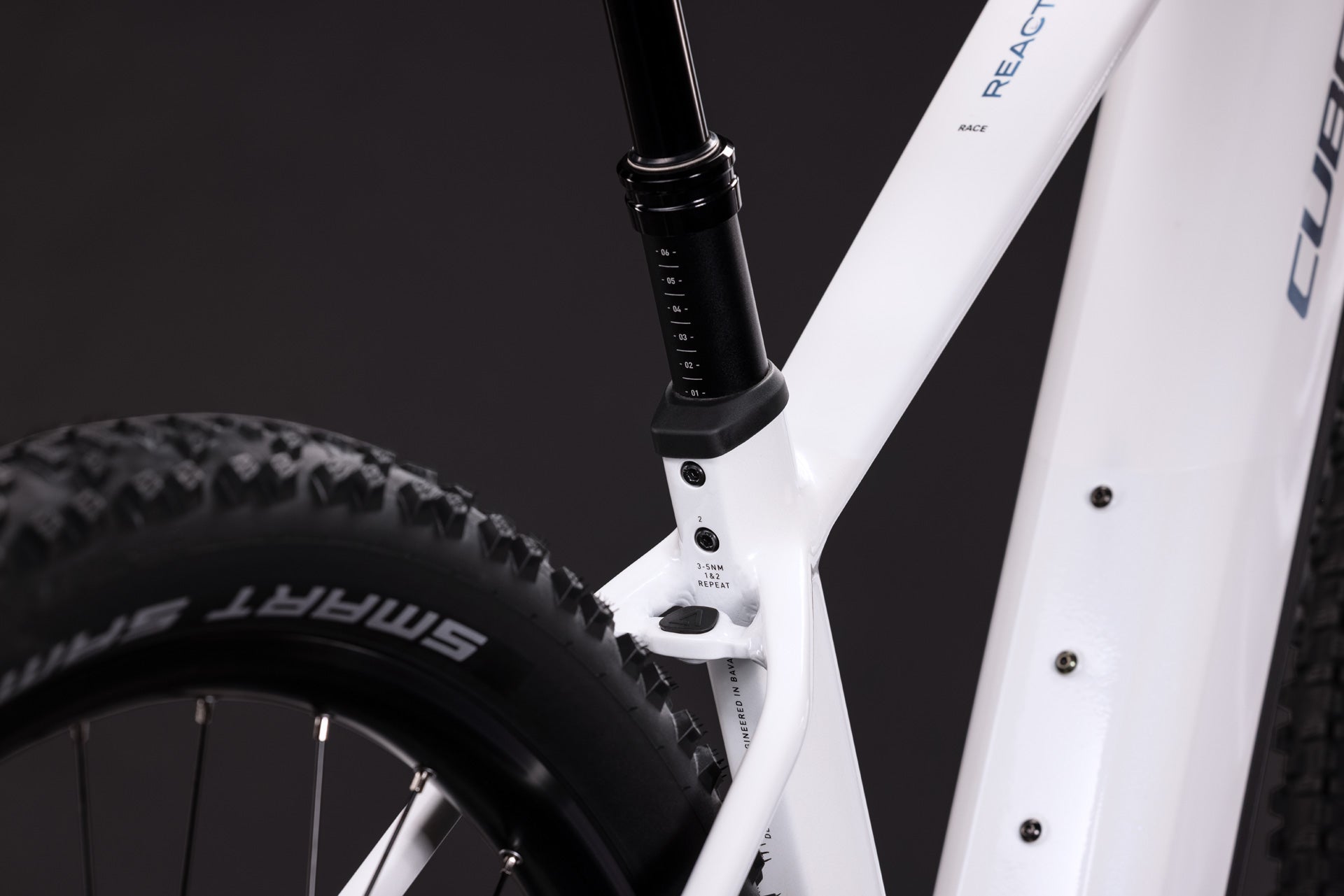 CUBE Reaction Hybrid Race 800 E-Mountainbike Hardtail 2027, Rahmendetail