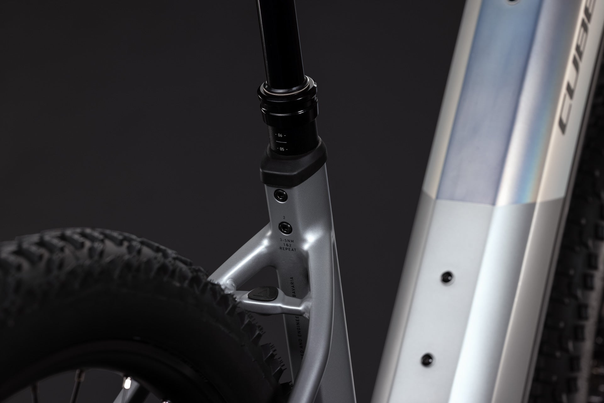 CUBE Reaction Hybrid SLX 800 Easy Entry E-Mountainbike Hardtail 2027, Rahmendetail