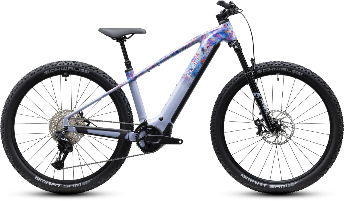 CUBE Reaction Hybrid SLX 800 E-Mountainbike Hardtail 2027 in artline, Seitenansicht