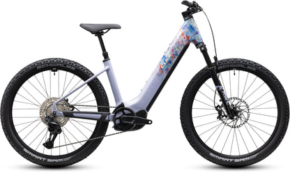 CUBE Reaction Hybrid SLX 800 Easy Entry E-Mountainbike Hardtail 2027 in artline, Seitenansicht