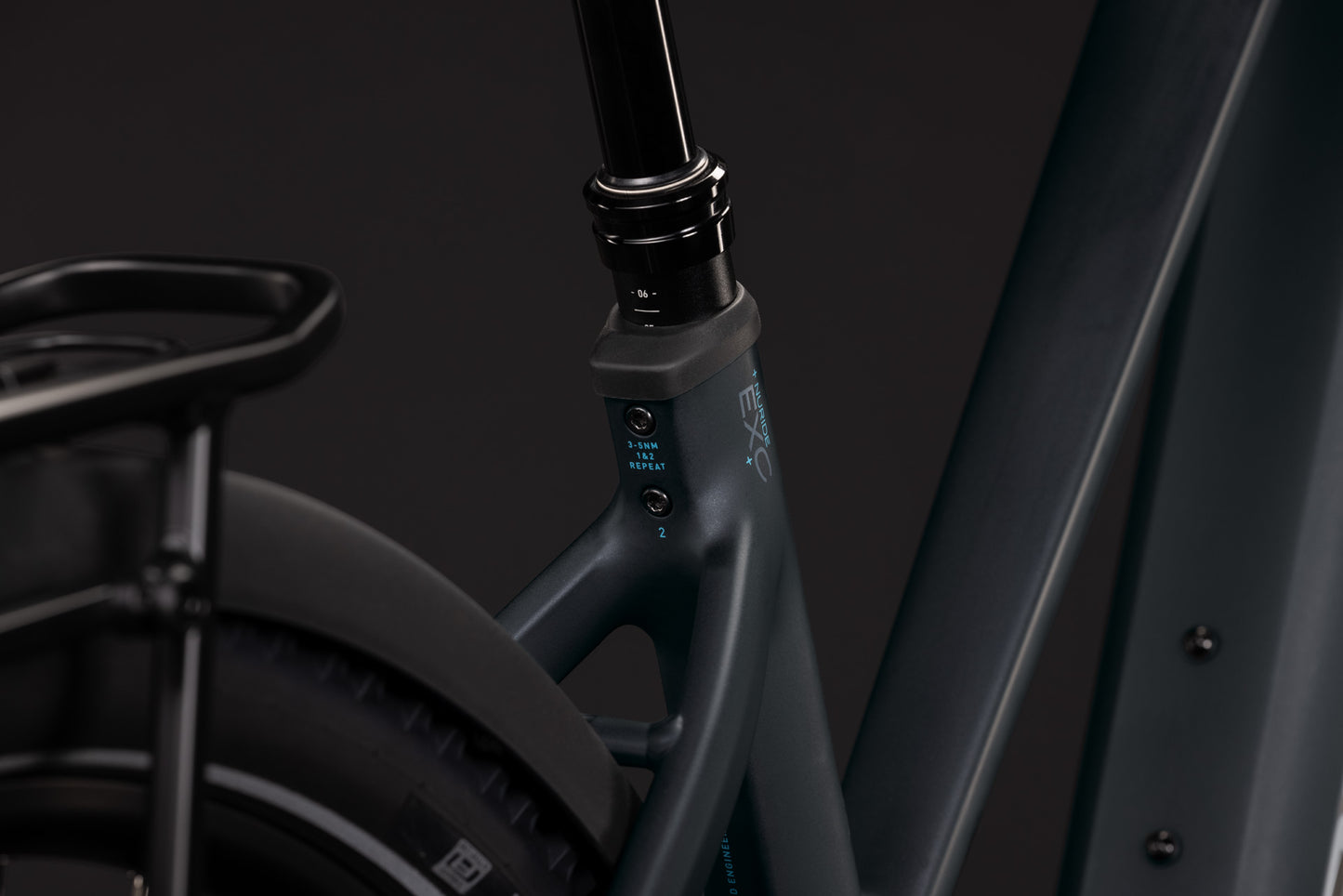 CUBE Nuride Hybrid EXC 800 Trapeze E-Trekkingrad 2027, Rahmendetail