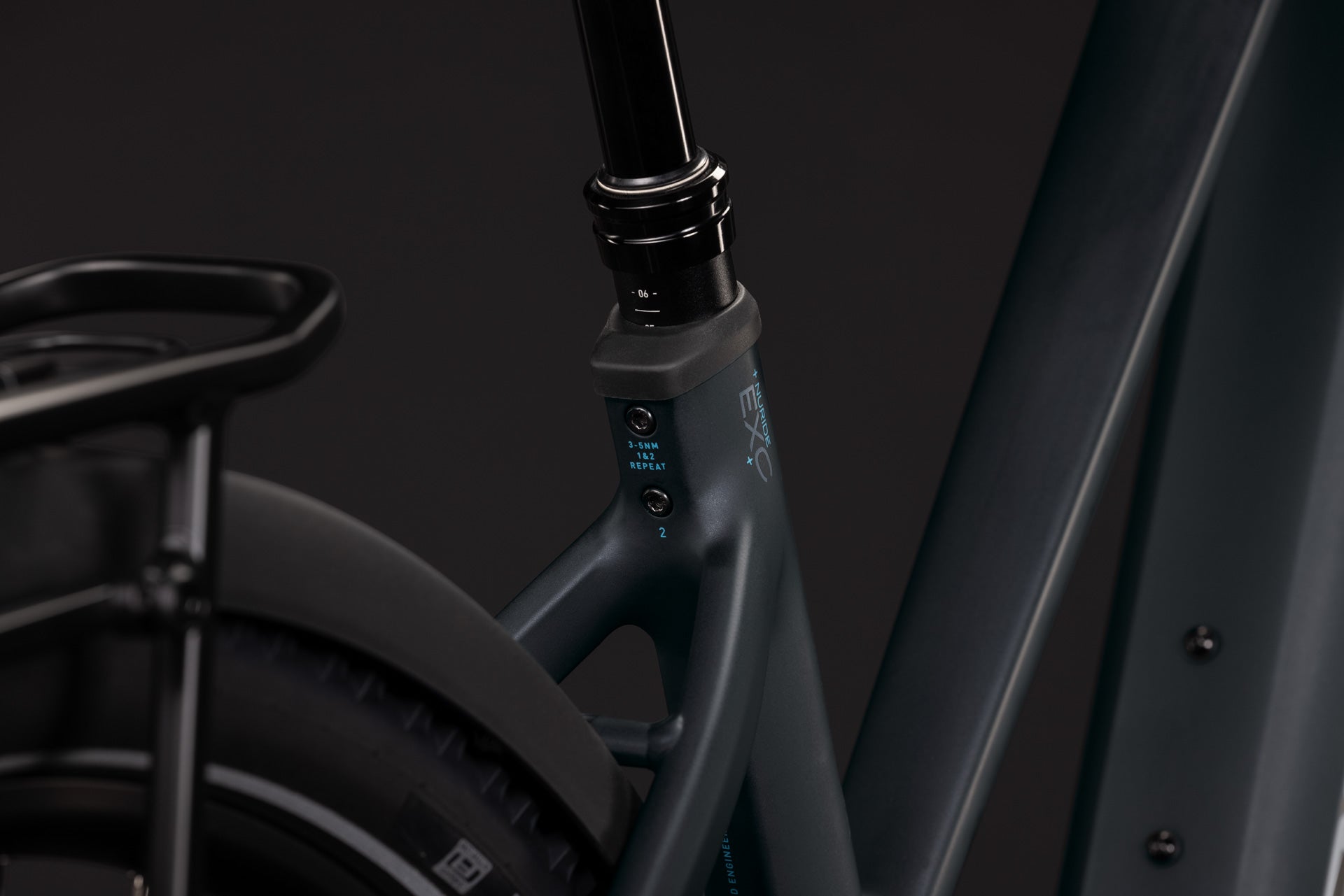 CUBE Nuride Hybrid EXC 800 Trapeze E-Trekkingrad 2027, Rahmendetail