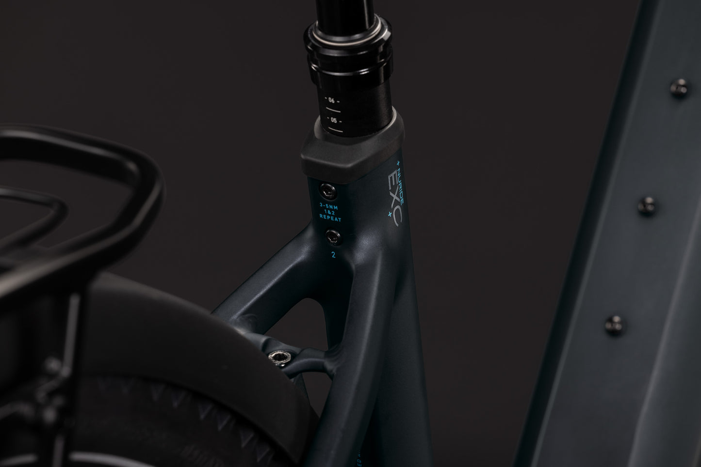 CUBE Nuride Hybrid EXC 800 Easy Entry E-Trekkingrad 2027, Rahmendetail