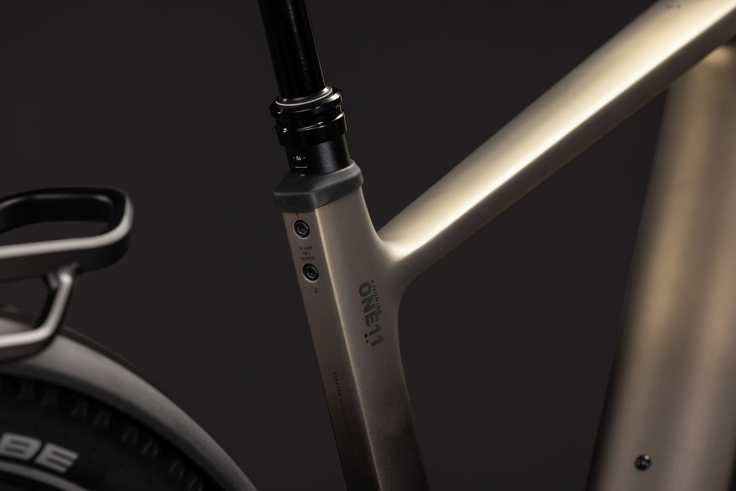 CUBE Nuride Hybrid ONE11 HPC SLX 800 E-Trekkingrad 2027, Rahmendetail