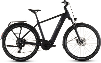 Produktbild: Cube Touring Hybrid ONE 600 coal´n´chrome, Seitenansicht (weißer Hintergrund)