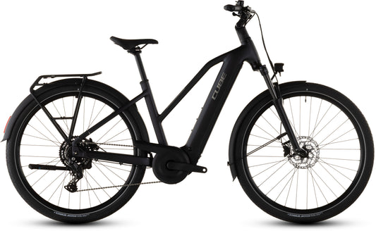 Produktbild: Cube Touring Hybrid ONE 600 coal´n´chrome, Seitenansicht (weißer Hintergrund)