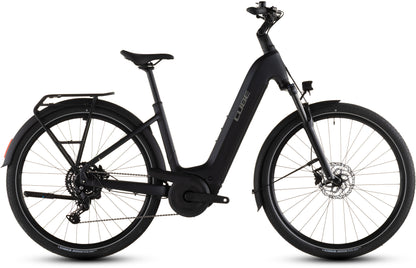 Produktbild: Cube Touring Hybrid ONE 600 coal´n´chrome, Seitenansicht (weißer Hintergrund)